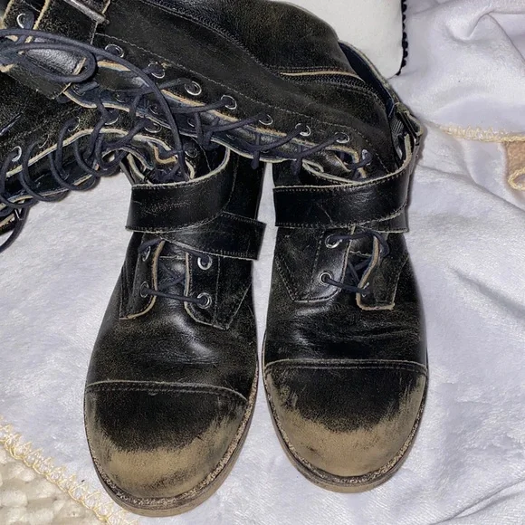 Matisse Black Combat Boots size 9 - Picture 3 of 9